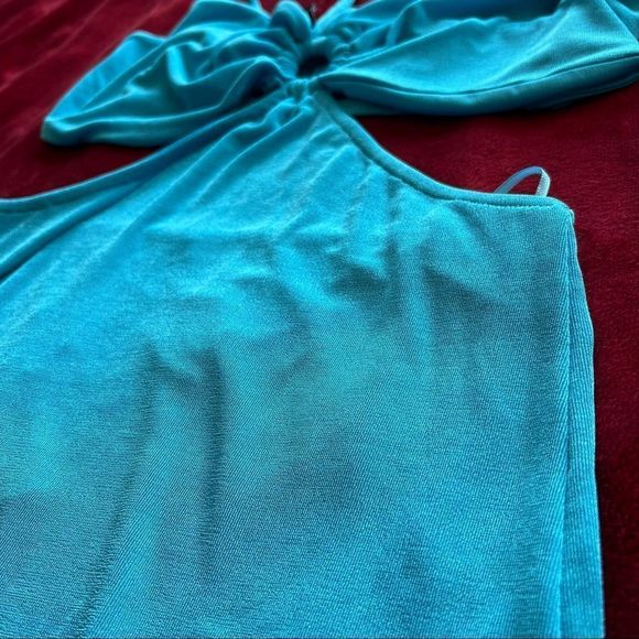 Halter mini dress blue - Picture 4 of 6